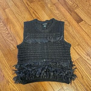 Club Monaco Knit Crewneck Sweater Tank